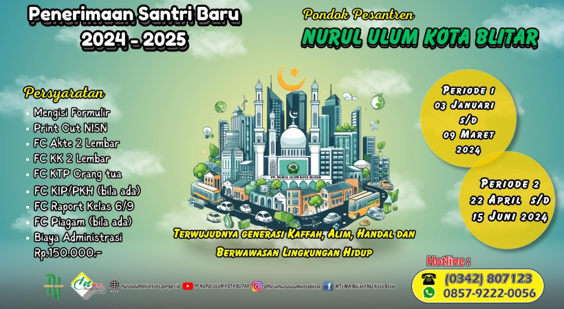 Penerimaaan Santri Baru 2024-2025